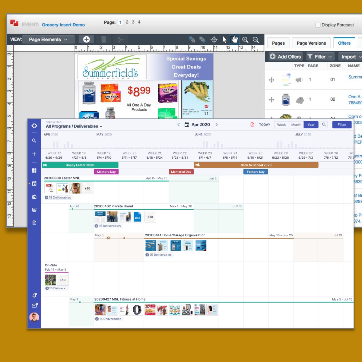 Planning & content management system Planning & content management system